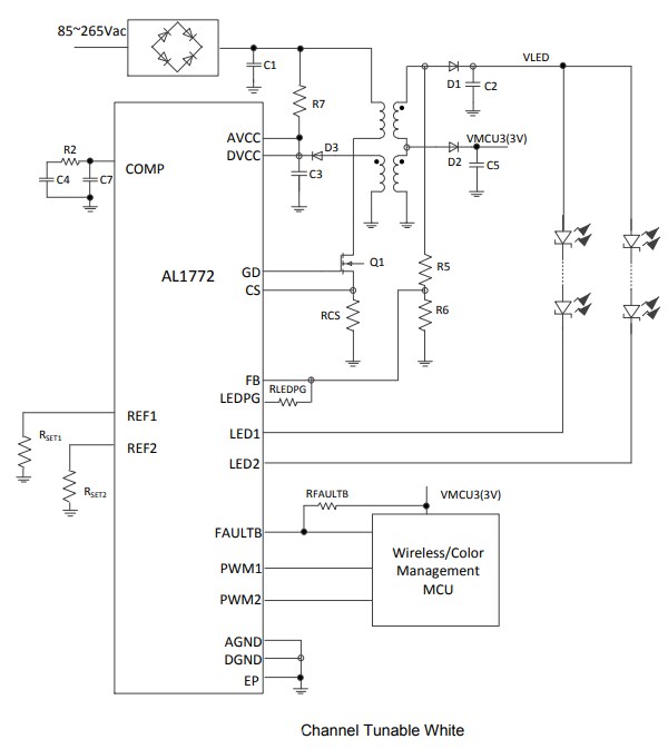 AL177xリニアLEDドライバ Diodes Inc Mouser